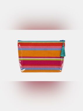 Dairy Boy Small Popsicle Stripe Shell & Sail Makeup Bag. ⚡️💕